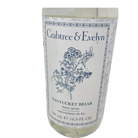 Crabtree and Evelyn NANTUCKET BRIAR Linen Spray Full Size 16.9 Fl Oz 500 ml NEW - Picture 4 of 4